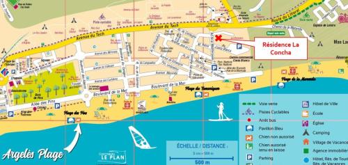 Plan Argelès sur mer